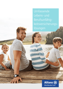 Broschüre herunterladen - Allianz Worldwide Care