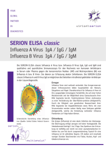 SERION ELISA classic Influenza A Virus IgA / IgG