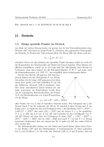 §1 Dreiecke