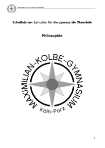 Philosophie - MKG-Köln