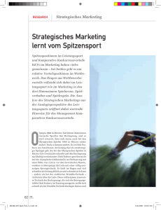 strategisches Marketing lernt vom spitzensport