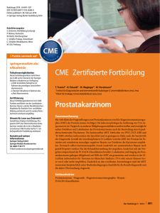 ProstatakarzinomProstate cancer | SpringerLink