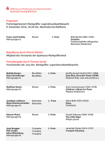 Programm Preisträgerkonzert 09.12.2016 Martinskirche Müllheim