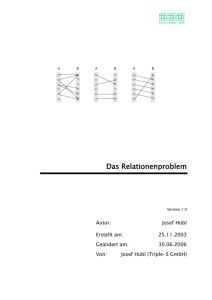 Das Relationenproblem - Triple