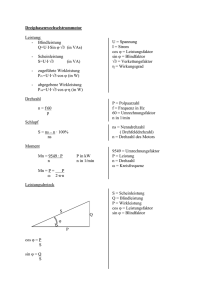Dreiphasenwechselstrommotor Leistung: