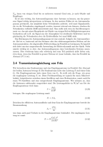 3.4 Transmissionsgleichung von Friis