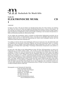 Elektronische Musik Produktionen