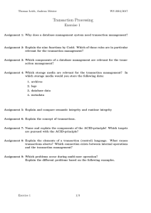 Transaction Processing