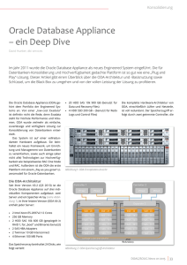 Oracle Database Appliance – ein Deep Dive