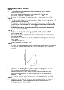 Grundkurs Chemie Enzyme