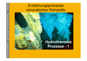 Hydrothermale Prozesse - KIT