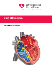 Vorhofflimmern - Schweizerische Herzstiftung