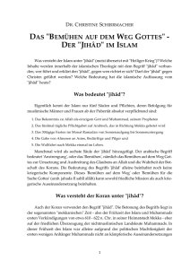 Der Jihad im Islam