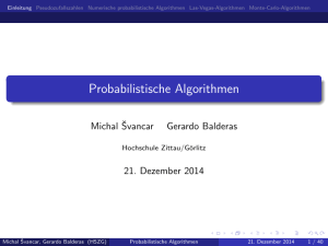 Probabilistische Algorithmen