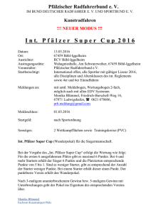 Ausschr. Int. Pfälzer Super Cup 2016