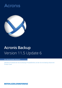 Acronis Backup Command