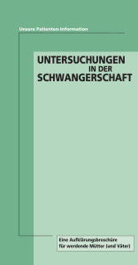 untersuchungen schwangerschaft