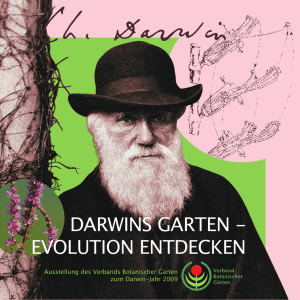 Darwins Garten - Evolution entdecken - Darwin-Jahr