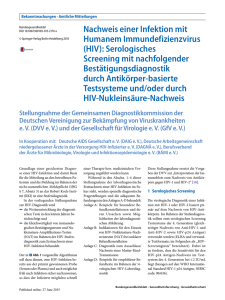 HIV - Deutsche Vereinigung zur Bekämpfung der Viruskrankheiten