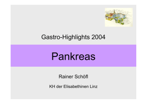 Pankreas Gastrohighlights 2004