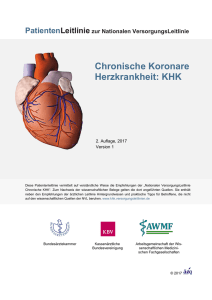 Chronische Koronare Herzkrankheit: KHK. PatientenLeitlinie zur