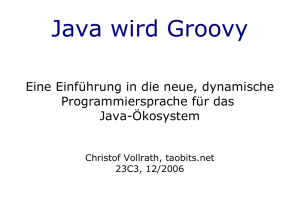 Java wird Groovy - CCC Event Weblog