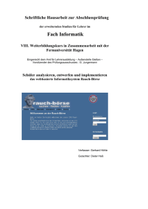 Webbasiertes Informatiksystem