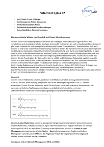 Vitamin D3 plus K2