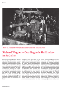 Richard Wagners «Der fliegende Holländer» in St
