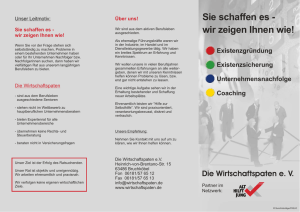 Flyer - Peter Fuld Stiftung