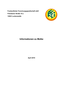 Informationen zu Molke - Frankenförder Forschungsgesellschaft mbH