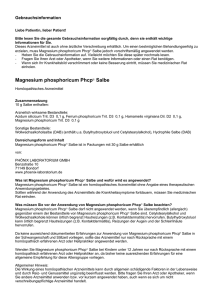 Magnesium phosphoricum Phcp® Salbe