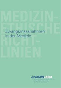 Zwangsmassnahmen in der Medizin