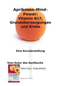 Krebs bekämpfen mit Vitamin B17