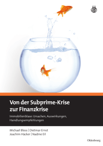 Von der Subprime-Krise zur Finanzkrise