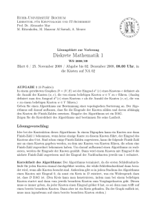 Diskrete Mathematik 1 - CITS - Ruhr