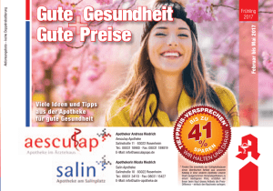 Gute Gesundheit Gute Preise