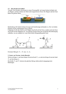 Gesetze von Newton und ihre Anwendungen 2