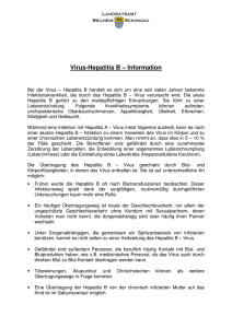 Virus-Hepatitis B - Landratsamt Weilheim