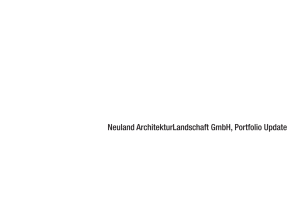 Neuland ArchitekturLandschaft GmbH, Portfolio Update