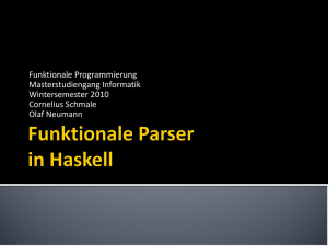 Parser - FH Wedel