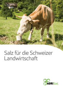 Salz für die Schweizer Landwirtschaft