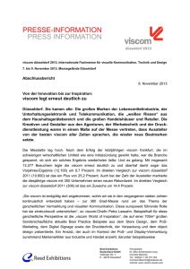viscom legt erneut deutlich zu - Reed Exhibitions Deutschland GmbH