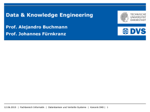Datenbanksysteme 1 - DVS Public Files