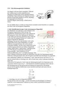 Die elektromagnetische Induktion