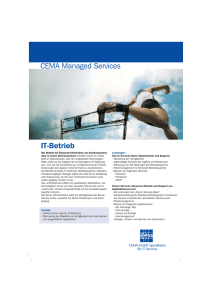 IT-Betrieb CEMA Managed Services