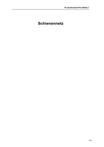 Tableaus Schienennetz - Landesentwicklung Sachsen