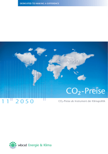 CO2 -Preise - World Business Council For Sustainable Development