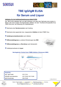 TBE IgG/IgM ELISA für Serum und Liquor