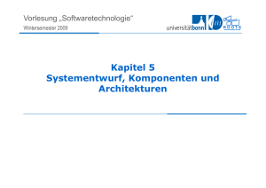 Kapitel 5 Systementwurf, Komponenten und Architekturen - SE-Wiki